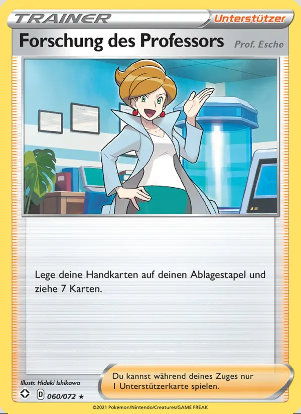Image of the card Forschung des Professors
