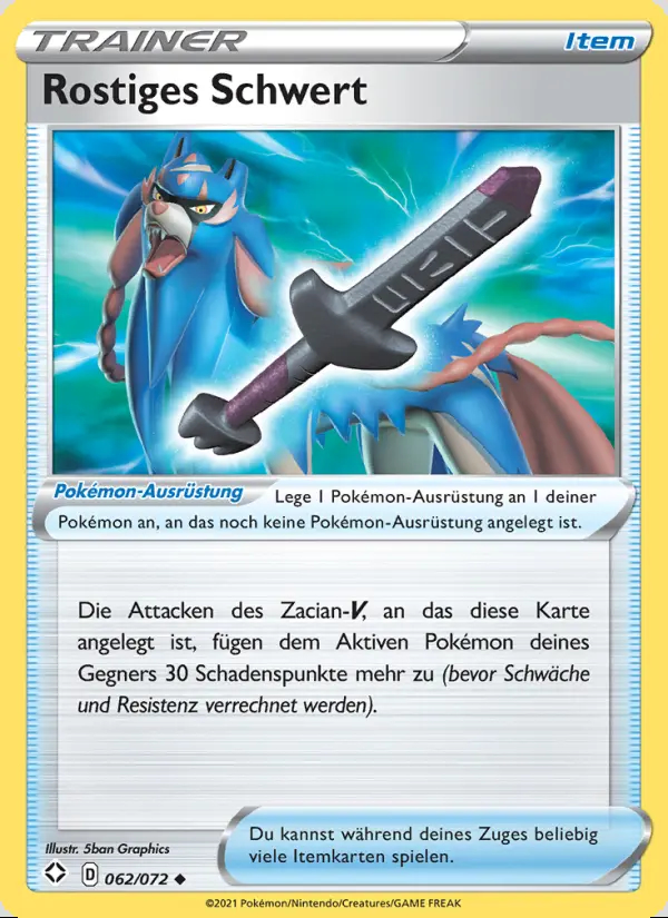 Image of the card Rostiges Schwert