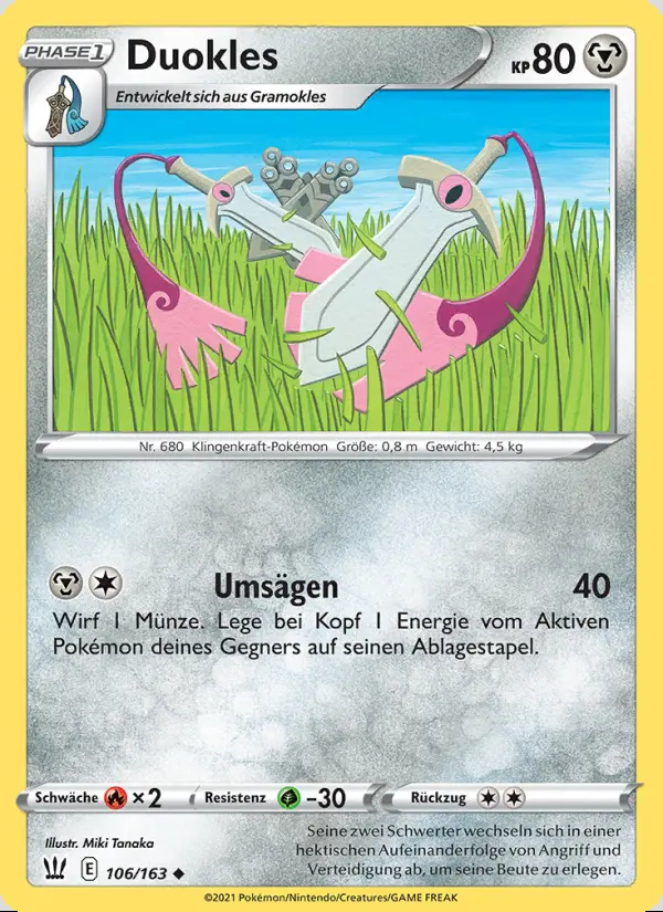 Image of the card Duokles