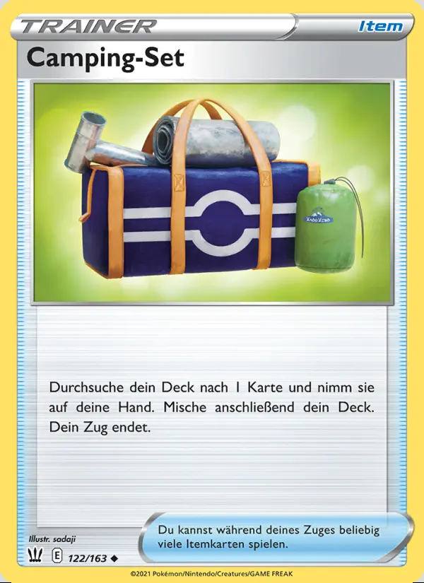 Image of the card Camping-Set