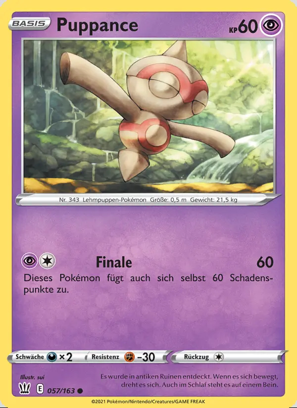 Image of the card Puppance