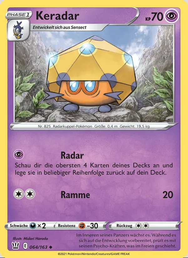 Image of the card Keradar
