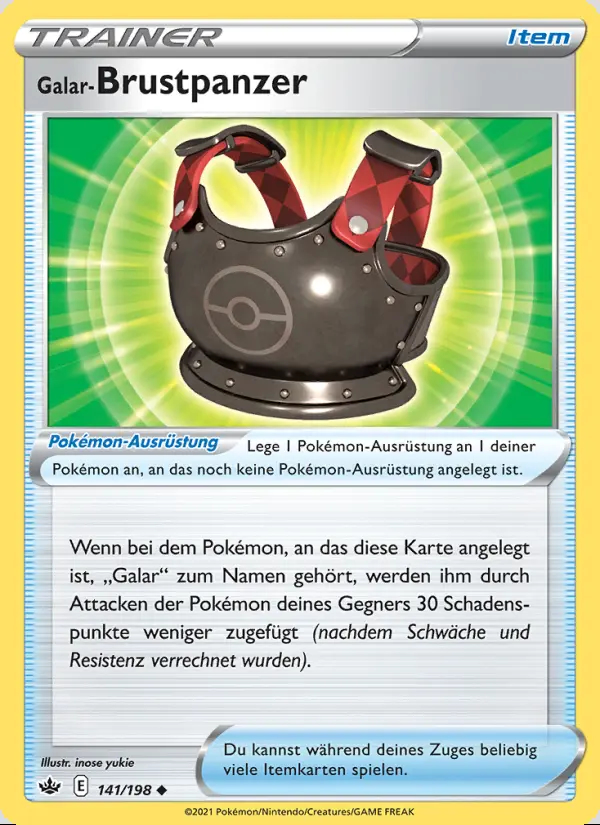 Image of the card Galar-Brustpanzer