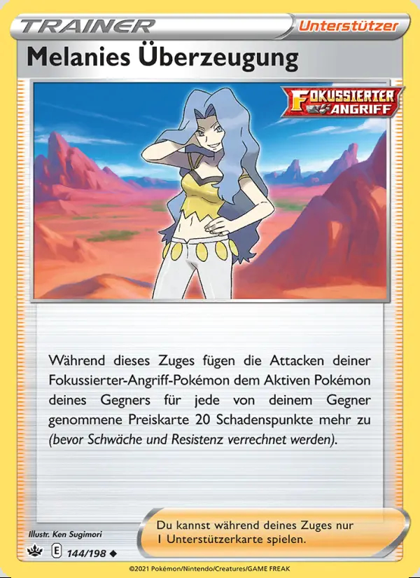 Image of the card Melanies Überzeugung