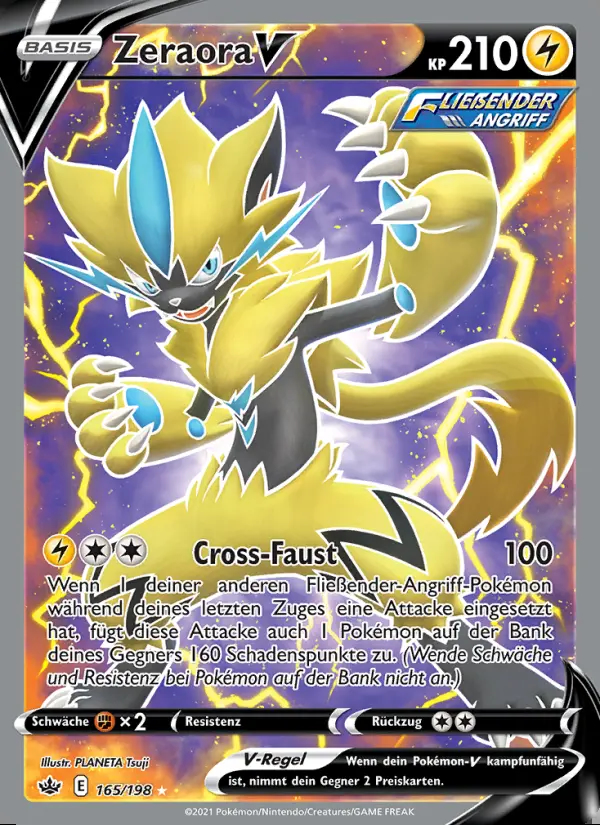 Image of the card Zeraora V