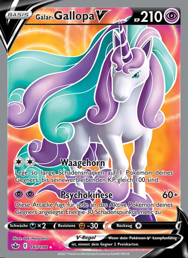 Image of the card Galar-Gallopa V