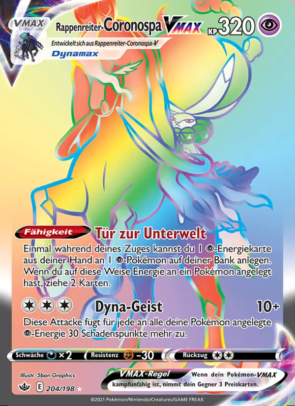 Image of the card Rappenreiter-Coronospa VMAX
