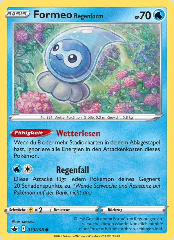 Image of the card Formeo Regenform