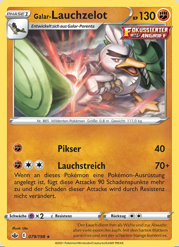 Image of the card Galar-Lauchzelot