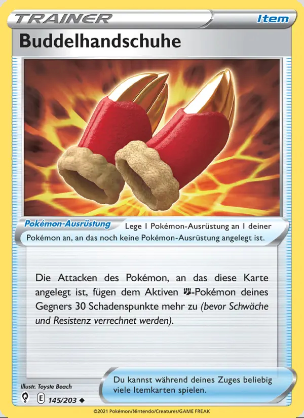 Image of the card Buddelhandschuhe