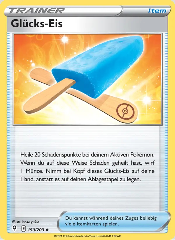 Image of the card Glücks-Eis