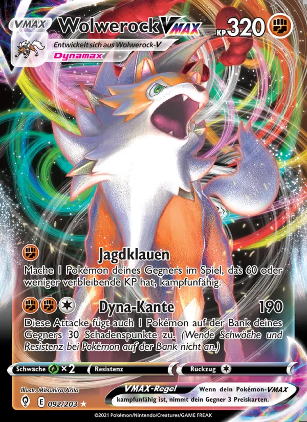Image of the card Wolwerock VMAX