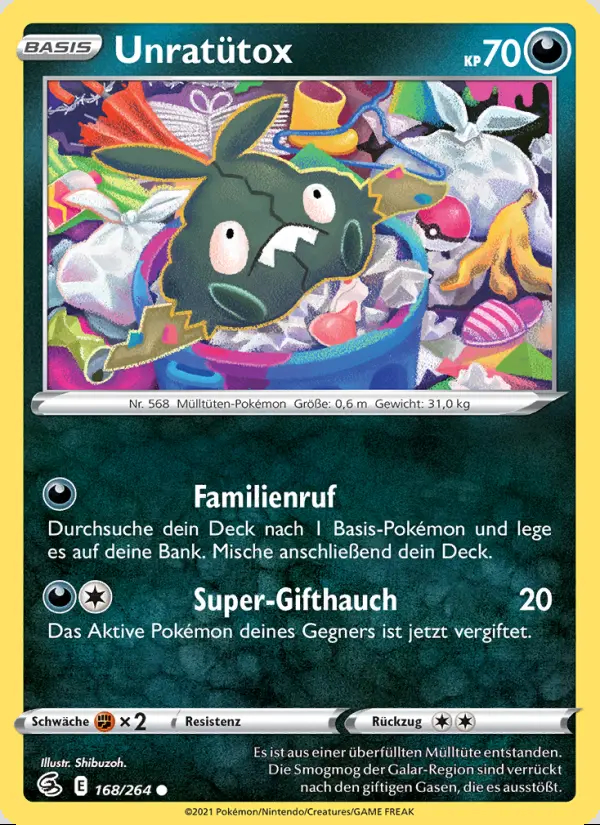 Image of the card Unratütox