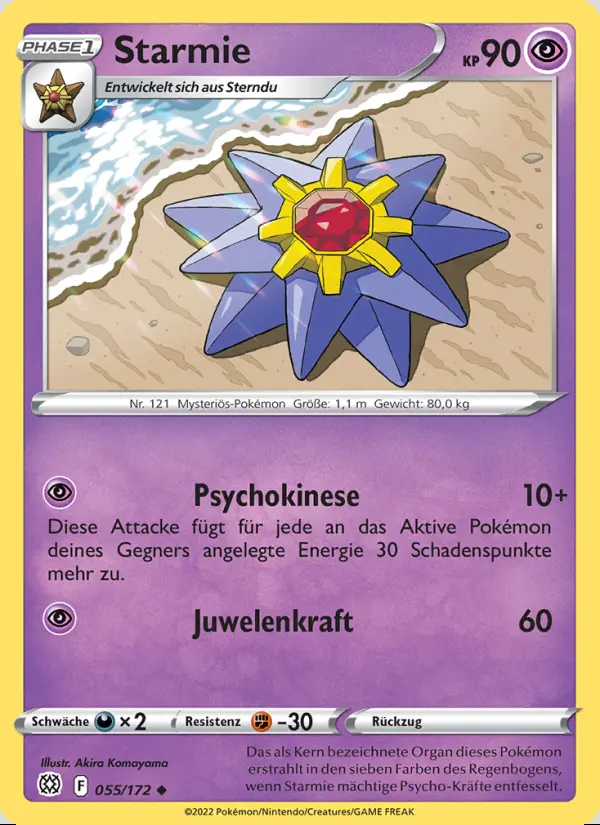 Image of the card Starmie