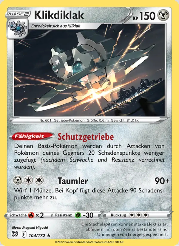 Image of the card Klikdiklak