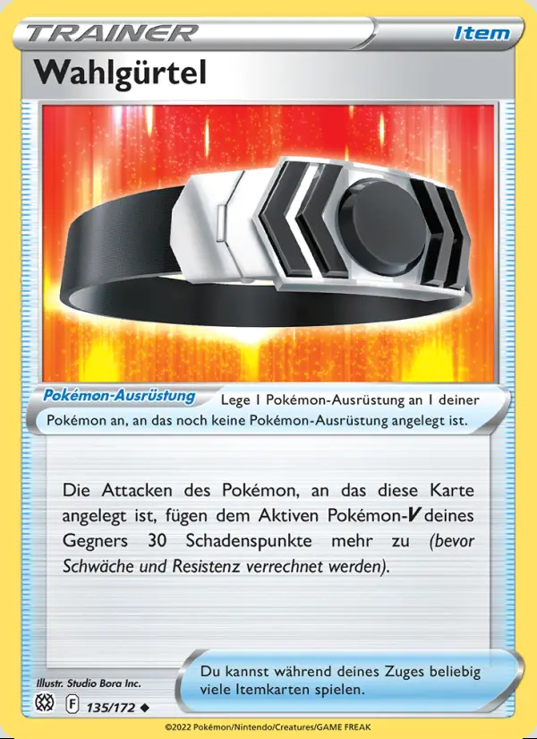 Image of the card Wahlgürtel