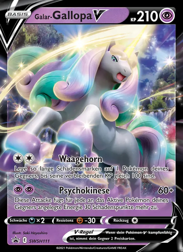 Image of the card Galar-Gallopa V
