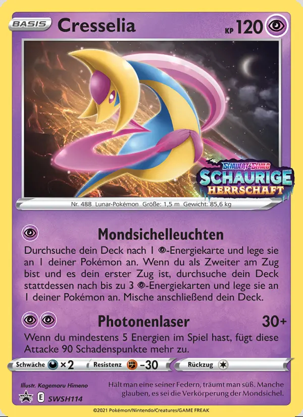 Image of the card Cresselia