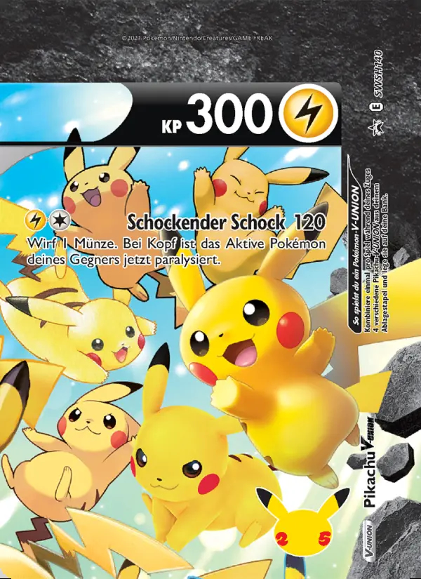 Image of the card Pikachu V-UNION