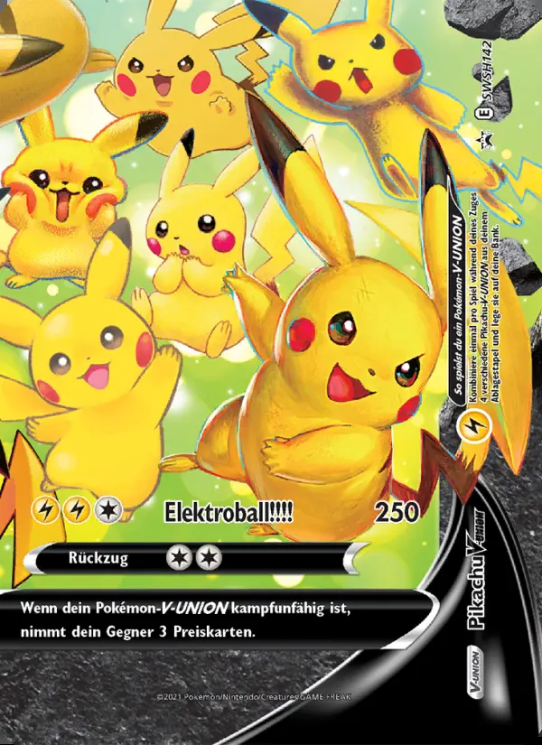 Image of the card Pikachu V-UNION