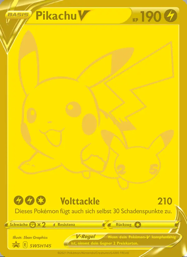 Image of the card Pikachu V