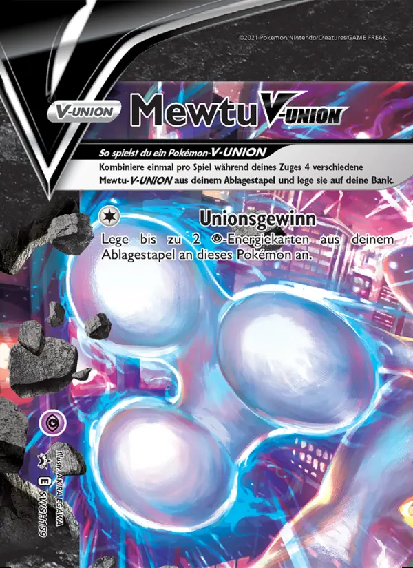 Image of the card Mewtu V-UNION