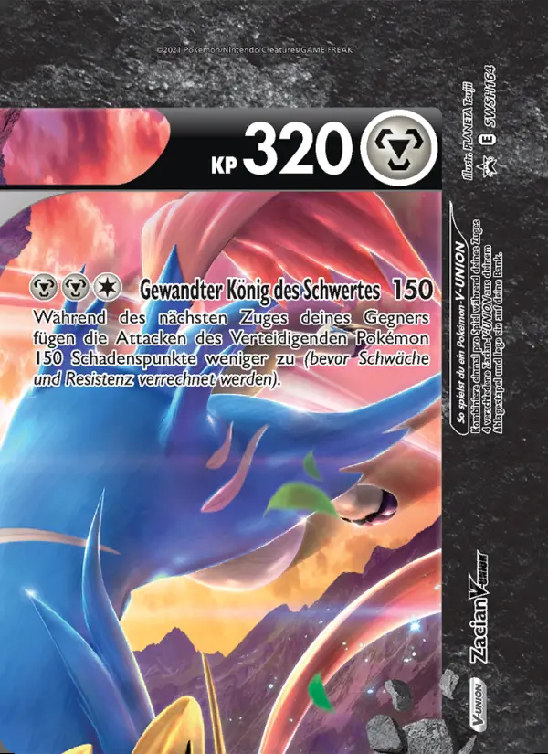 Image of the card Zacian V-UNION
