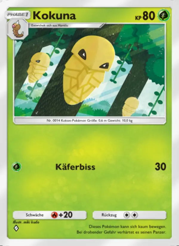 Image of the card Kokuna
