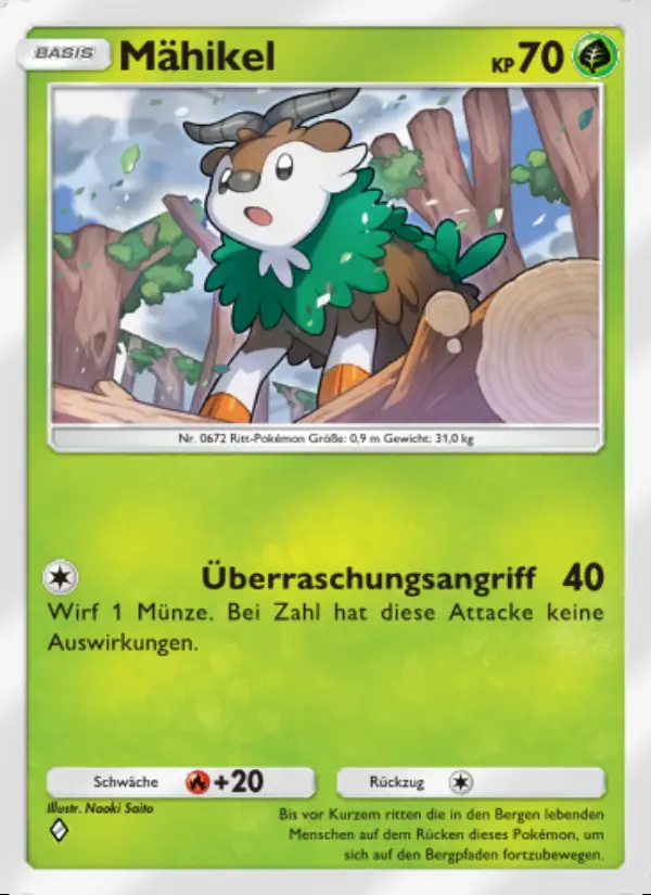Image of the card Mähikel