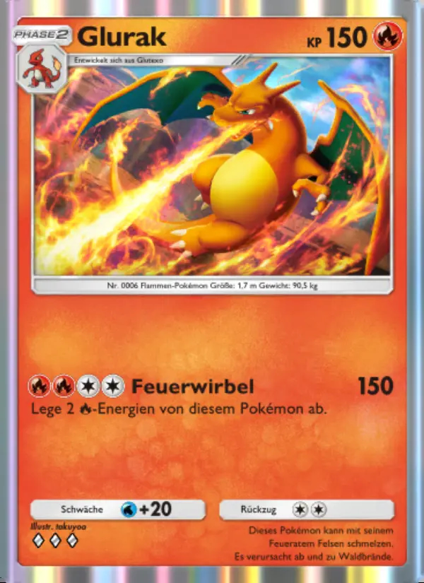 Image of the card Glurak