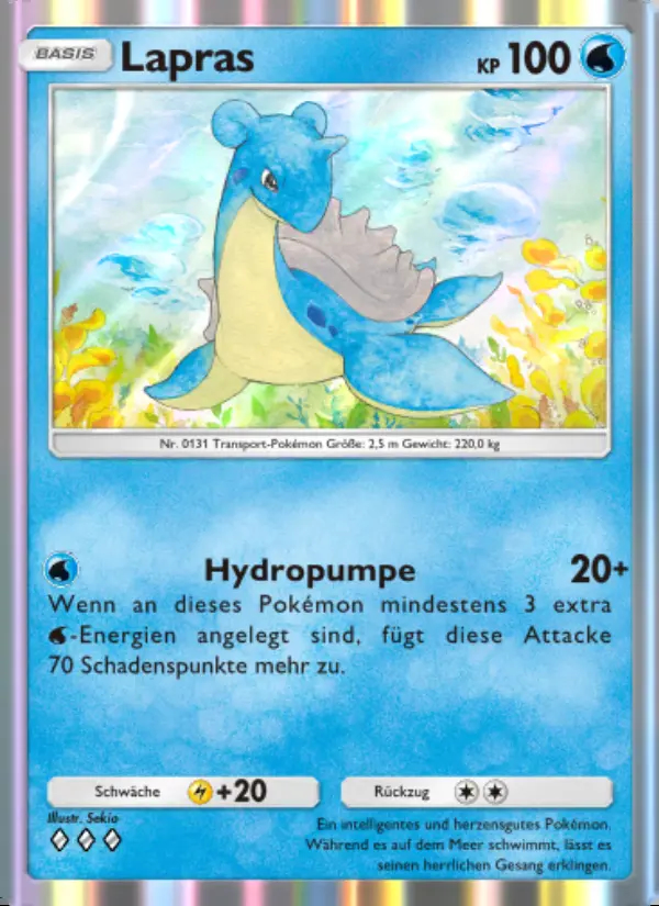 Image of the card Lapras
