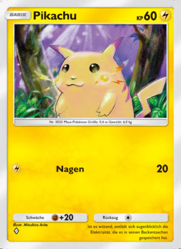 Image of the card Pikachu