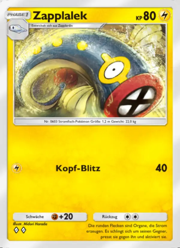 Image of the card Zapplalek