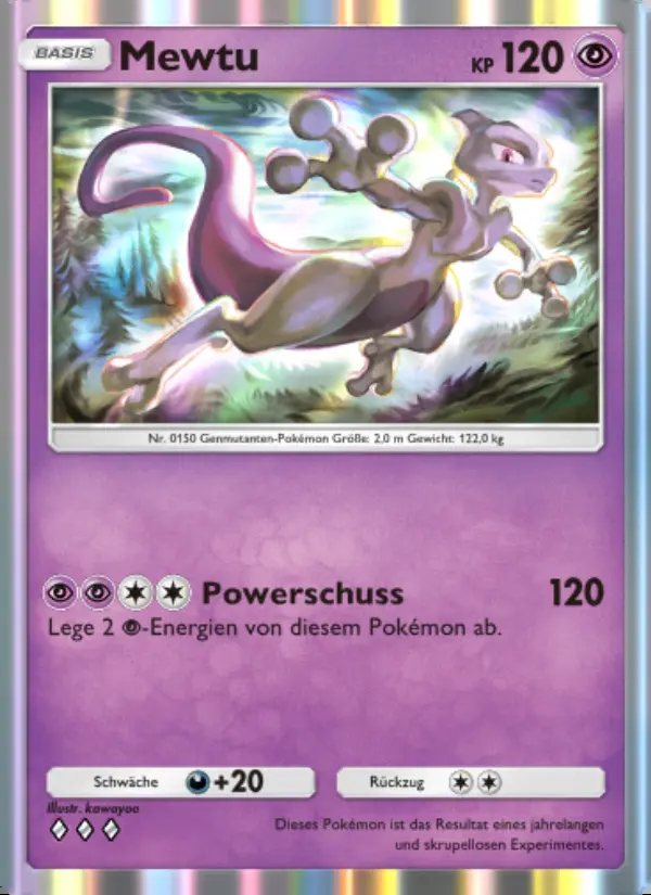 Image of the card Mewtu