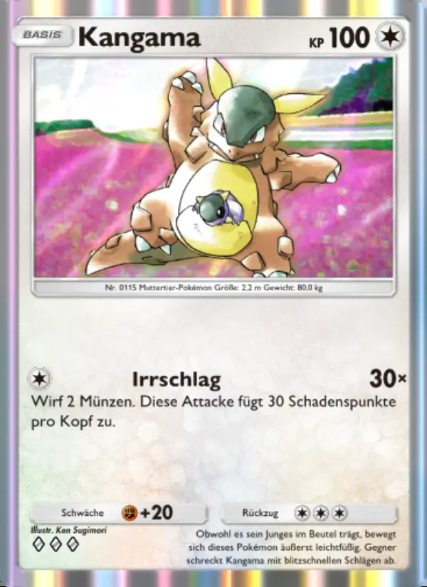 Image of the card Kangama