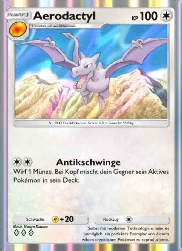 Image of the card Aerodactyl