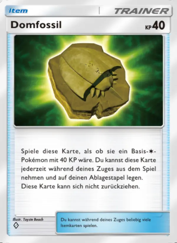 Image of the card Domfossil