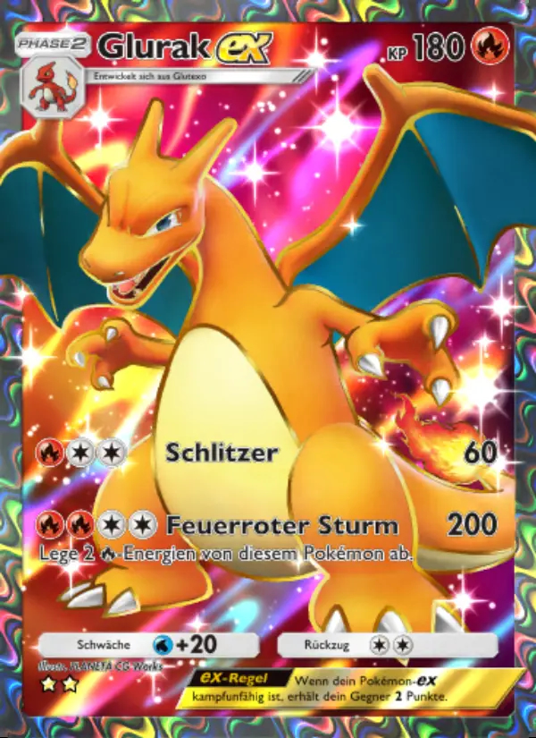 Image of the card Glurak-ex