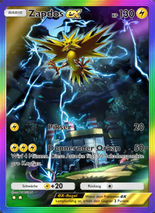 Image of the card Zapdos-ex