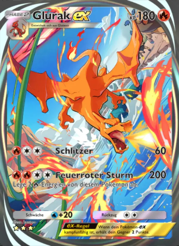 Image of the card Glurak-ex
