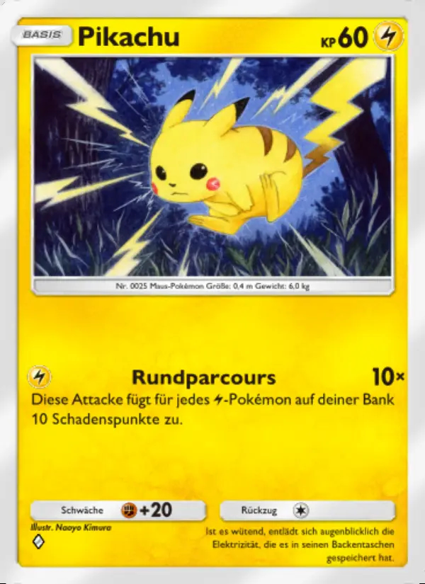 Image of the card Pikachu