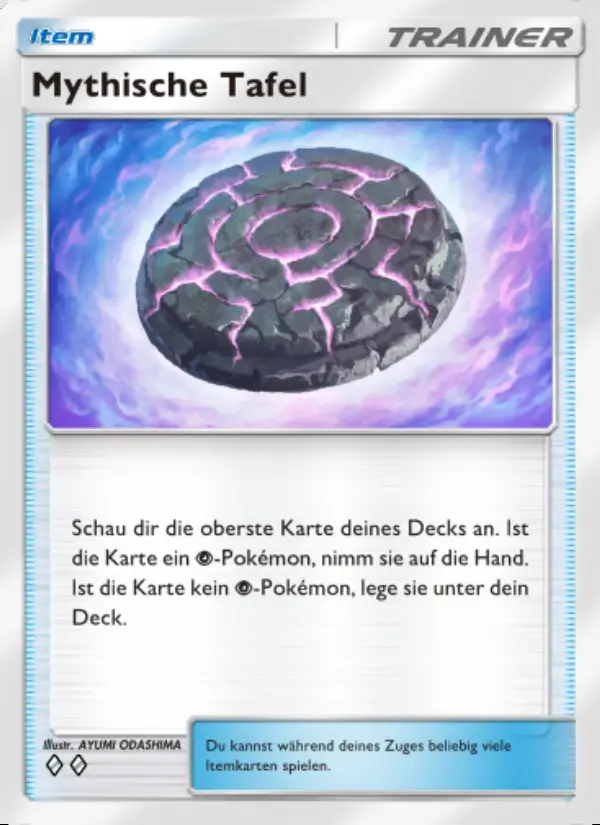 Image of the card Mythische Tafel