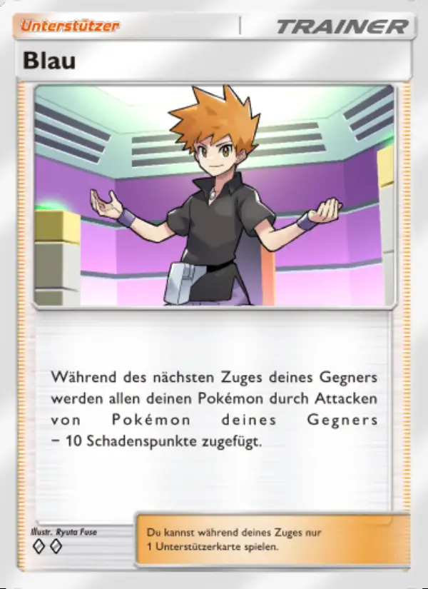 Image of the card Blau