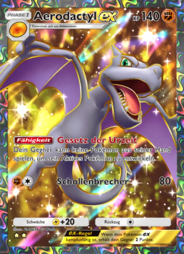 Image of the card Aerodactyl-ex