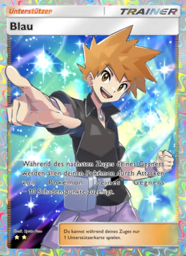 Image of the card Blau