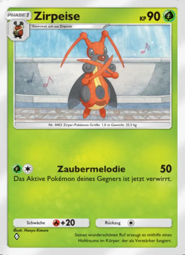 Image of the card Zirpeise