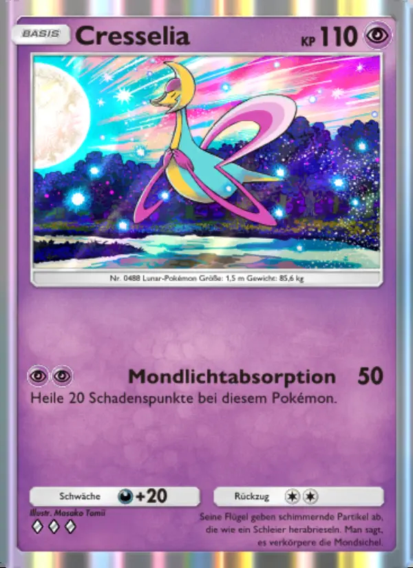 Image of the card Cresselia