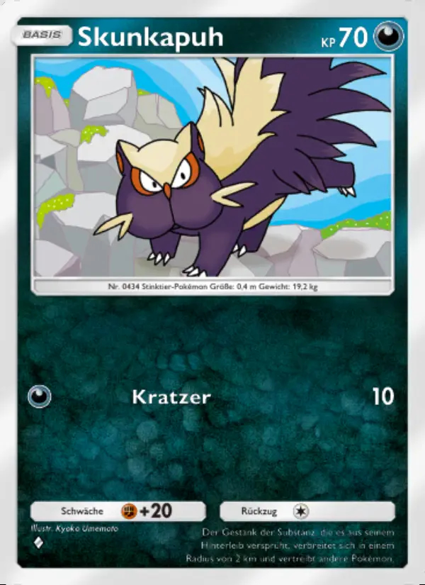 Image of the card Skunkapuh