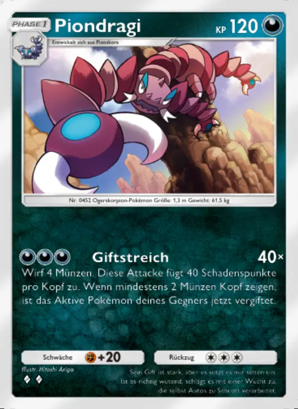 Image of the card Piondragi