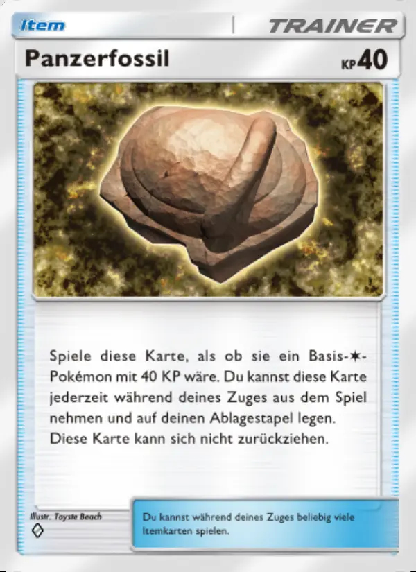 Image of the card Panzerfossil